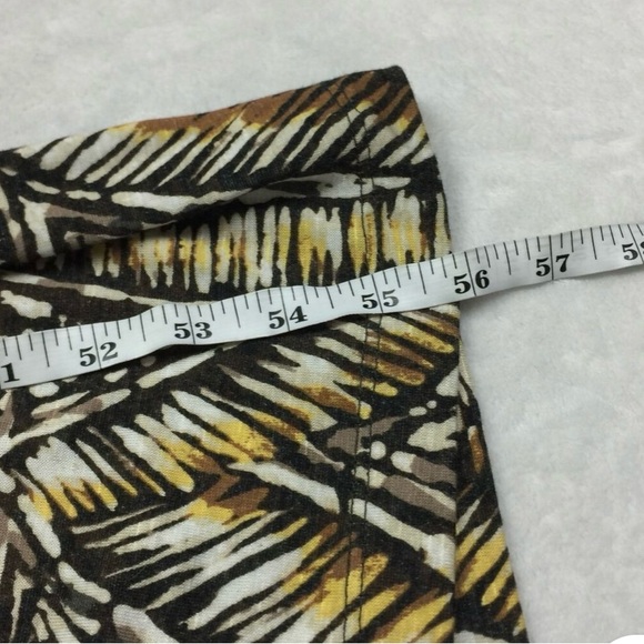 Nic & Zoe Women’s Brown Boho sleeveless v-neck Maxi Dress - Picture 4 of 9